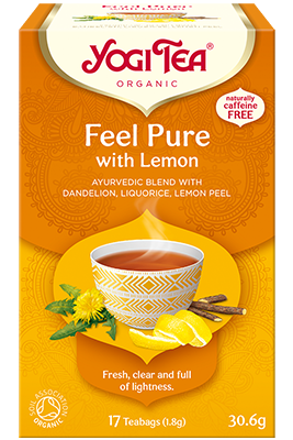 Feel Pure with Lemon Yogi Tea (Sidruniga puhastav tee)